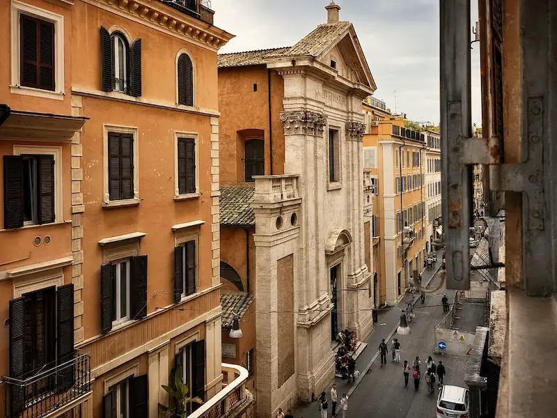 Dettaglio della camera Deluxe Double Suite di Más Boutique Hotel Rome