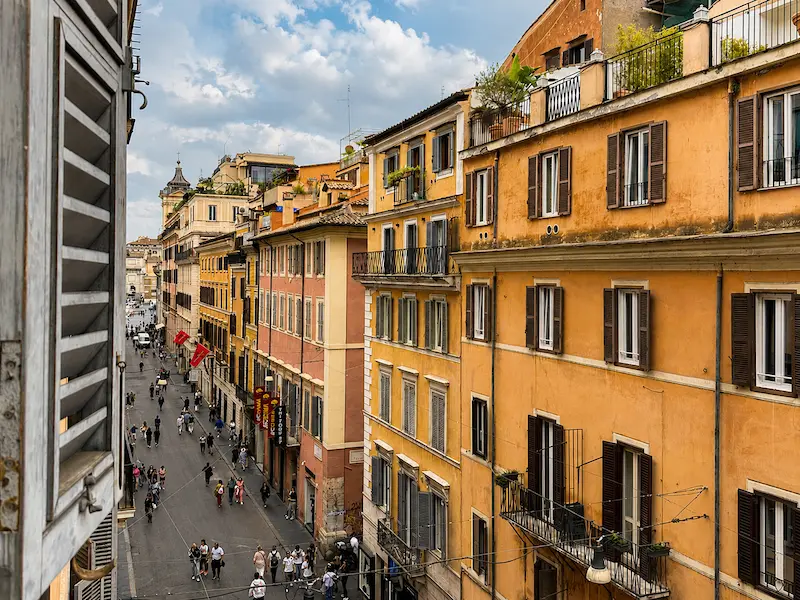 Dettaglio della camera Junior Suite di Más Boutique Hotel Rome