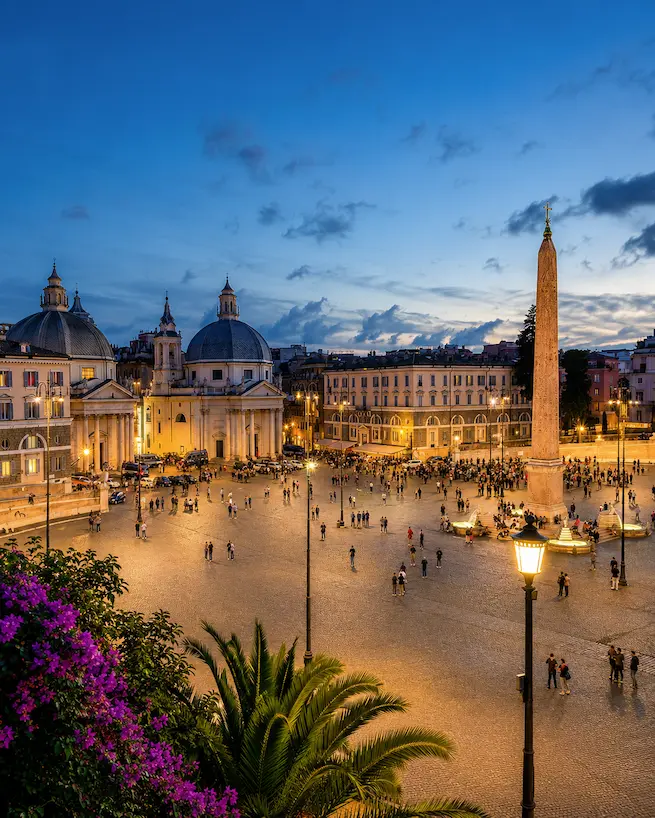 Piazza del Popolo, a breve distanza a piedi da Más Boutique Hotel Rome